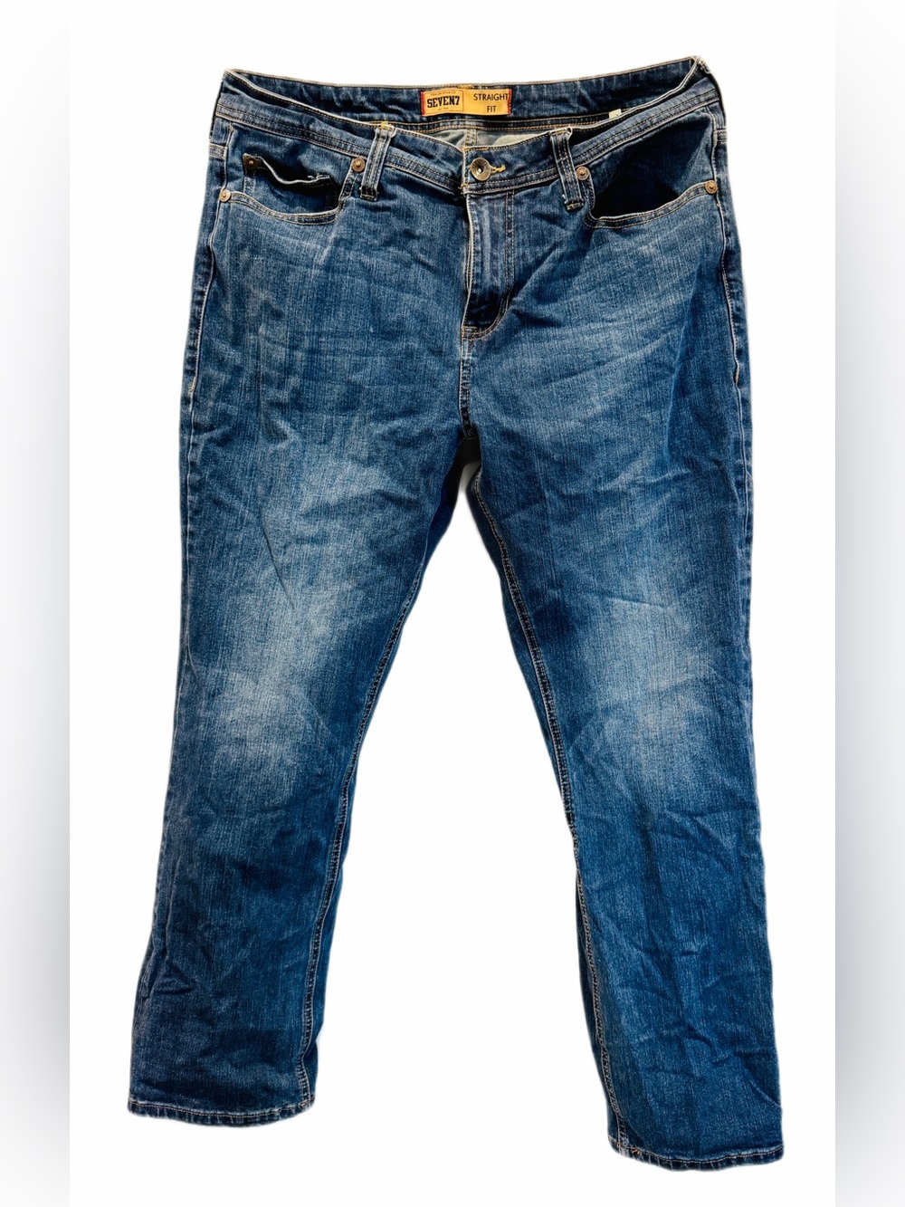 Seven7 Men’s Straight Fit Jeans W36 L30 Amsterdam Dark